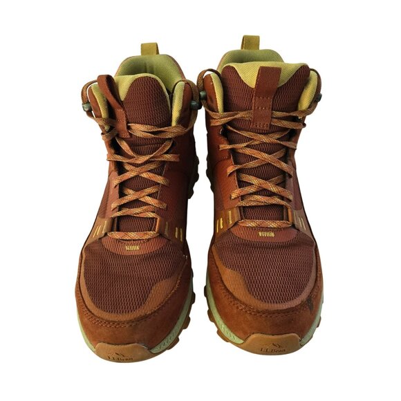 L.L.Bean Access Hiking Boots Adobe Red Waterproof Lace Up Size 9M - Picture 5 of 11